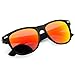 WearMe Pro - Square Retro Classic Mirrored Lens Women and Men Style Frame Sunglasses