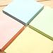 Masstimo Sticky Notes, Easy Post 12 Pads/Pack, 100 Sheets/Pad, 3 inch X 3 inch, Squares 4 Colors Child Fresh