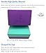 Yoga Blocks 2 pack with Yoga Strap and Yoga Mat Carrier Strap Set - Improve Strength, Flexibility and Deepen Poses | Most Durable Non Toxic Foam Bricks | Lightweight, Odor-Resistant and Moisture-Proof