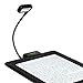 iKross Black Dual LED Clip-On Reading Light for Nook, eBook Readers, Tablet, Book, Textbook and More