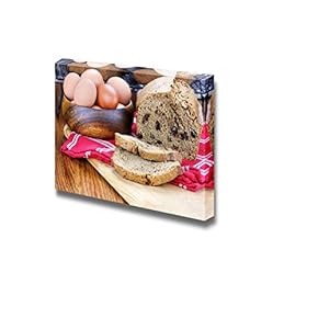 Freshly Made and Sliced Zucchini Bread with Fresh...