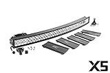 Rough Country - 76250 - 50-inch Dual Row X5 Series Curved CREE LED Light Bar for Anywhere You Can Mount It