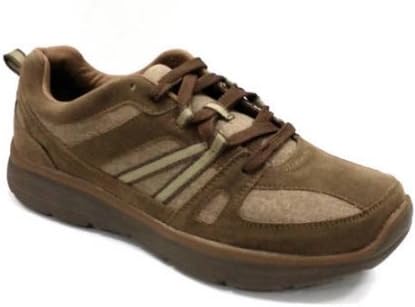Faded Glory Men's Canvas Oxford Shoe (13, Khaki)