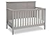 Delta Children Easton 4-in-1 Convertible Baby Crib, Greenguard Gold Certified, Grey