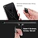eBoot Phone Finger Grip Ring Stand with 360 Degree Rotation, No Loose Smartphones Metal Holder for Mobile Cell Phone (Black)