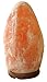 8 to 9 Inch Himalayan Salt Lamp Hand Carved, Natural Wood Base with Dimmer Control, 6-9 lb. Mined from Himalayan Mountain Range, Beautiful Amber Color, 100% Authentic Himalayan Salt Lamp