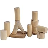 natural wooden tree blocks