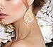 10 Pairs Leather Earrings Teardrop Leather Earrings Petal Drop Leaf Dangle Earrings for Girls Wome (Style 1)