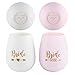 Bride Tribe Bachelorette Party Silicone Cups - Set of 10 Bundle with Temporary Tattoos Set of 12 -Bridesmaid Wedding Gift Celebration Durable Decorations