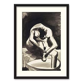 Black Framed Famous Painting Home Artwork for Living Room Bedroom