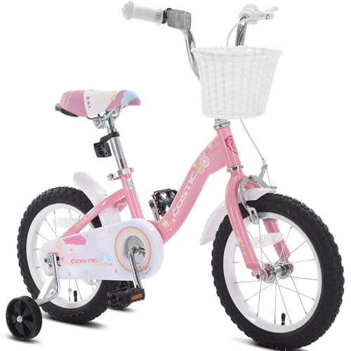 Training Wheels Amazon Girl Cycle COSTIC Kids Bike For 3-8 Years