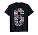 Number 6 t-shirt men women