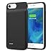 Lonlif Battery Case for iPhone 7 Plus/8 Plus/6 Plus/6s Plus, 5000mAh Portable Rechargeable Charging Case for iPhone 7 Plus/8 Plus/6 Plus/7s Plus (Black)