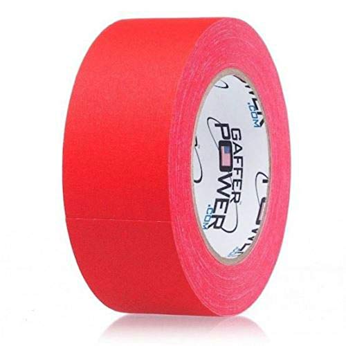 Red Gaffer Tape - 2 inch x 30 Yards - No Residue - Made in The USA