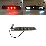 VIOJI 1pc Smoke Lens LED 3rd Brake Light Fit Ford 99-16 F250/F350/F450/F550 Super Duty Pickup / 93-11 Ranger / 01-05 Explorer Sport Trac & Mazda 93-10 B2300/B3000/B40000 Truck With OE Carco Lamp