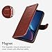 OCASE iPhone XR Case [TPU Shockproof Interior Protective Case] [Card Slot] [Kickstand] Leather Wallet Flip Case for iPhone XR Devices 6.1 Inch - Brown