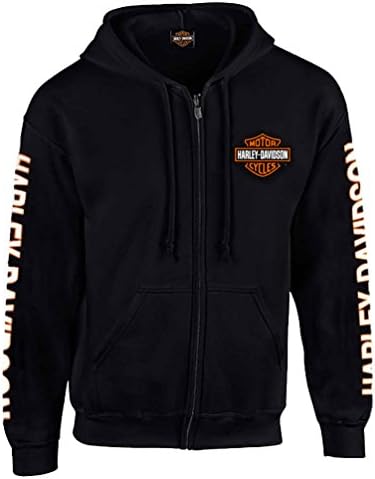 Amazon.com: Harley-Davidson Women's Roses Zip Front Hoodie - 96323
