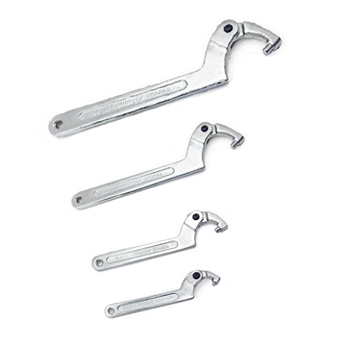 XGUNION C Spanner Tool Adjustable Hook Wrench 41/2 to 611/16Inch