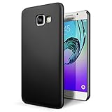 SLEO Galaxy A3 (2017) Case - Rubberized Hard PC Back Case Cover for Samsung Galaxy A3 (2017) Phone - Black