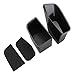 AndyGo Black Car Front Door Handle Glove Box Insert Armrest Box Storage Box Secondary Storage Fit for Audi Q5 2009 2010 2011 2012 2013 2014 2015 2 Pcs