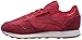 Reebok Women's CL Leather Spp Fashion Sneaker, Flash Red/Merlot/White/Gum, 7.5 M US