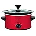 NESCO SC-150R, Oval Slower Cooker, Red, Ceramic, 1.5 quart, 120 watts