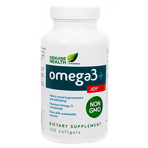 Genuine Health Omega3+ Joy 120 Softgels