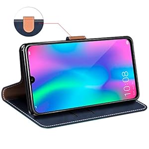 MOBESV Custodia per Honor 10 Lite, Cover a Libro Magnetica Custodia in pelle Per Honor 10 Lite, Elegante Blu - immagine 5