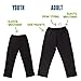 ChalkTalkSPORTS | Wrestling Fleece Sweatpant | Wrestling | Black,Adult Medium