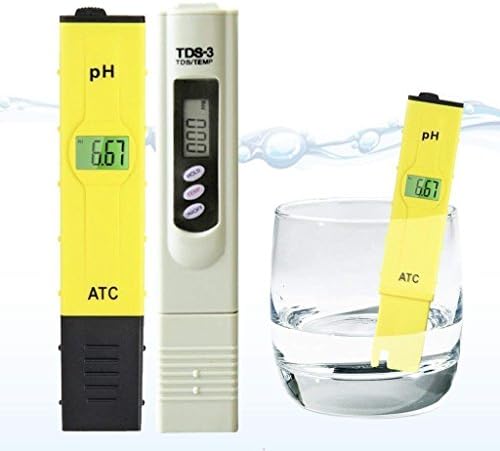 VP STORES® Ph & TDS Meter Set, Combo of +/- 0.1ph High Accuracy Ph Meter and +/- 2% Readout Accuracy TDS Meter