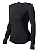 Duofold Women's Expedition Weight Two-Layer Thermal, Black, Medium