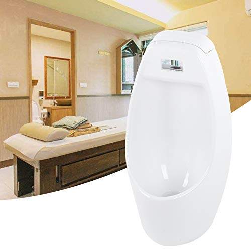 Urinoir voor wandmontage, met spoelsysteem, urinoir, om op te hangen, badkamer, toilet, volwassenen, heren, interieur… - Afbeelding 4