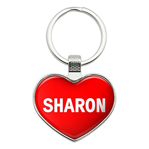 Metal Keychain Key Chain Ring I Love Heart Names Female S Shan - Sharon