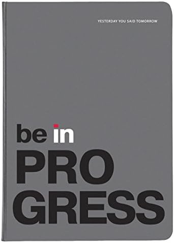 Be Different Be In Progress - Hardcover Ruled Journal Notebook: 8x5.5" - A5