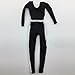 MonkeyJack 12'' Busty Action Figure Outfit Clothes 1:6 Female Gym Yoga T-shirt & Pants Set for Phicen Cy Girls Accessories