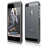 iPhone SE case, elago [Aluminum Bumper][Dark Gray] - [Edge Protection][Premium Hybrid Construction][Durable Aluminum] - for iPhone SE/5/5S