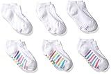 Hanes Girls No-Show Socks 6-Pack # 634/6