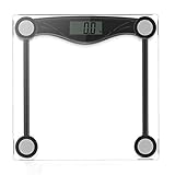 Slim Smart® Bathroom Scale - Best Digital Electronic Scale - Large LCD Display - Automatic Step On Technology w/ Body Fat Measuring - 400 Pound Capacity Weighing Machine