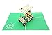 PopLife® Golf Cart 3D Pop Up Father’s Day Card - Happy Anniversary, Retirement Gift, Valentine's Day card for Him, Birthday - Golfing Gift for Husband, Card for Golfers - for Son, Father, Grandpa