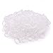3200 Pcs Elastic Rubber Bands Small Hair Ties Hair Rubber Mini Hair Bands Hair Elastics Tiny Soft Holder Ponytails for Girls (Clear)
