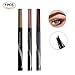 Turelifes Tattoo Eyebrow Pen with Four Tips Long-lasting Waterproof Brow Gel for Eyes Makeup (BLONDE)