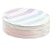 FYZUX 80-Count Disposable Paper Plates, Multi-Colored Pastel Stripes Design, 9 Inches