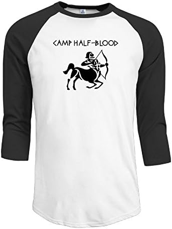 Yesher Men's Camp Half-Blood 3/4 Sleeve Athletic Jersey - X-Large