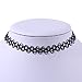 AKStore 12 Pieces Tattoo Choker Necklace Stretch Gothic Tattoo Henna Elastic Choker Necklace Set (Black)