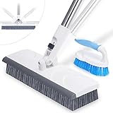 Keypan Scrub Brush for Cleaning, Floor Scrub Brush
