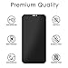 TECHO Privacy Screen Protector Compatible with iPhone 11 / iPhone XR (6.1