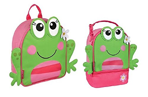 Stephen joseph mini sidekicks backpack and lunch pals set (frog)