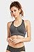 Sofra Women's 6 Pack of Seamless Padded Sports Bras-Perforated