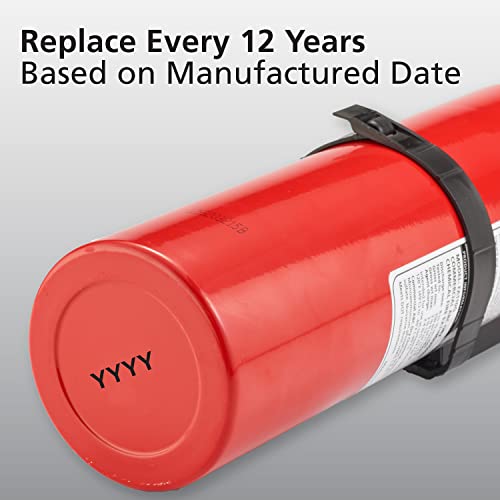 KIDDE FIRE EXTINGUISHER FOR HOME, 1-A:10-B:C, DRY CHEMICAL EXTINGUISHER, RED, MOUNTING BRACKET INCLUDED, 2 PACK