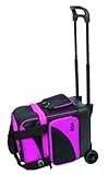 BSI Single Ball Roller Bag, Black/Pink